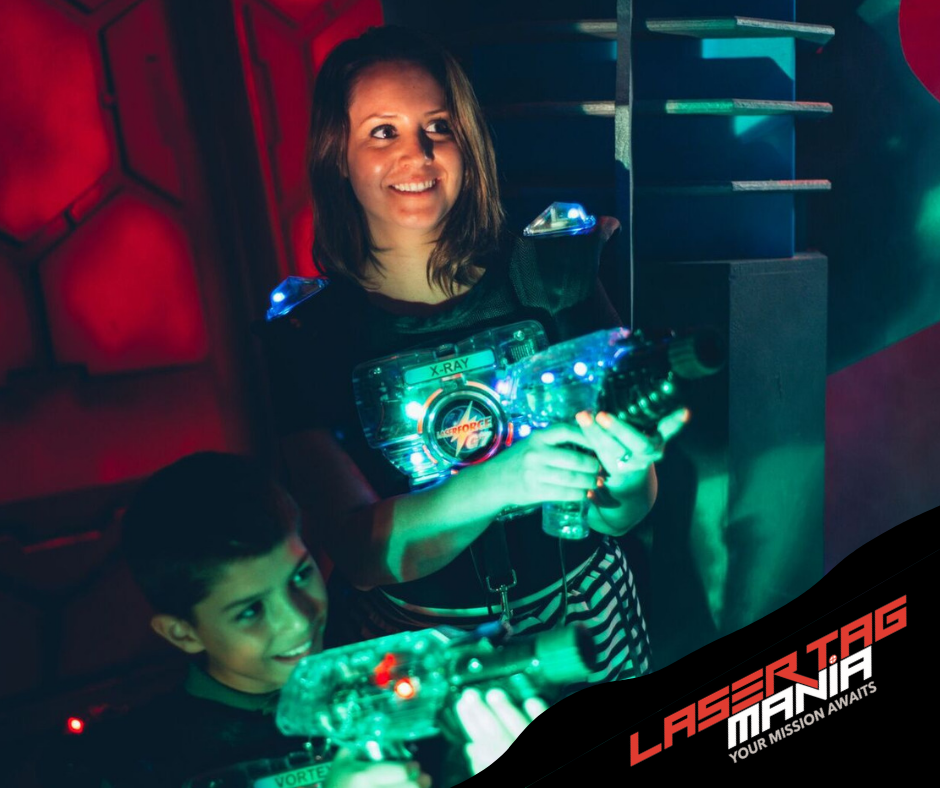 Your Mission Awaits. Laser Mania is a state of the art laser tag game offering casual play, birthday party packages, teens, adults, school groups